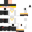 Minecraft skin texture, 64x64 pixels