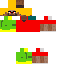 Minecraft skin texture, 64x64 pixels