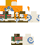 Minecraft skin texture, 64x64 pixels