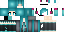 Minecraft skin texture, 64x32 legacy pixels