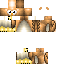 Minecraft skin texture, 64x64 pixels