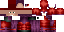 Minecraft skin texture, 64x32 legacy pixels