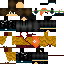 Minecraft skin texture, 64x64 pixels