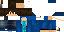 Minecraft skin texture, 64x32 legacy pixels