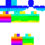 Minecraft skin texture, 64x64 pixels
