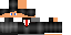 Minecraft skin texture, 64x32 legacy pixels