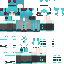 Minecraft skin texture, 64x64 pixels