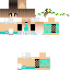 Minecraft skin texture, 64x64 pixels