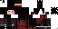 Minecraft skin texture, 64x32 legacy pixels
