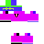 Minecraft skin texture, 64x64 pixels