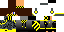 Minecraft skin texture, 64x32 legacy pixels