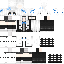 Minecraft skin texture, 64x64 pixels