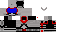 Minecraft skin texture, 64x32 legacy pixels