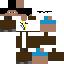 Minecraft skin texture, 64x64 pixels