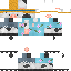 Minecraft skin texture, 64x64 pixels