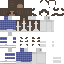 Minecraft skin texture, 64x64 pixels