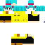 Minecraft skin texture, 64x64 pixels