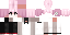 Minecraft skin texture, 64x32 legacy pixels