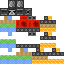 Minecraft skin texture, 64x64 pixels