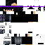 Minecraft skin texture, 64x64 pixels