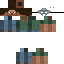 Minecraft skin texture, 64x64 pixels
