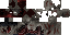 Minecraft skin texture, 64x32 legacy pixels