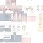 Minecraft skin texture, 64x64 pixels