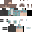 Minecraft skin texture, 64x64 pixels