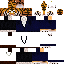 Minecraft skin texture, 64x64 pixels