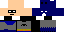 Minecraft skin texture, 64x32 legacy pixels