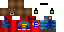 Minecraft skin texture, 64x32 legacy pixels
