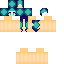 Minecraft skin texture, 64x64 pixels