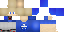 Minecraft skin texture, 64x32 legacy pixels