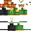 Minecraft skin texture, 64x64 pixels