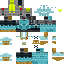 Minecraft skin texture, 64x64 pixels