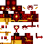 Minecraft skin texture, 64x64 pixels