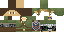 Minecraft skin texture, 64x32 legacy pixels