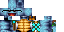 Minecraft skin texture, 64x32 legacy pixels