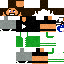 Minecraft skin texture, 64x64 pixels