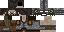 Minecraft skin texture, 64x32 legacy pixels
