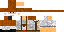 Minecraft skin texture, 64x32 legacy pixels