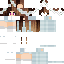 Minecraft skin texture, 64x64 pixels