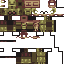Minecraft skin texture, 64x64 pixels