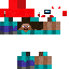 Minecraft skin texture, 64x64 pixels
