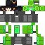 Minecraft skin texture, 64x64 pixels