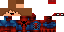 Minecraft skin texture, 64x32 legacy pixels