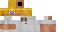 Minecraft skin texture, 64x32 legacy pixels