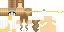 Minecraft skin texture, 64x32 legacy pixels