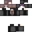 Minecraft skin texture, 64x64 pixels