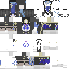 Minecraft skin texture, 64x64 pixels